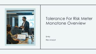 Tolerance For Risk Meter Monotone Overview PPT Slides AT