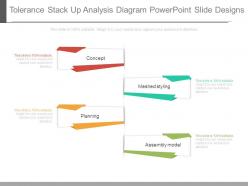Tolerance stack up analysis diagram powerpoint slide designs
