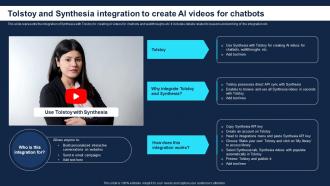 Tolstoy And Synthesia Integration To How To Use Synthesia AI For Converting AI SS V