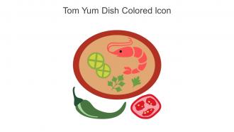 Tom Yum Dish Colored Icon In Powerpoint Pptx Png And Editable Eps Format