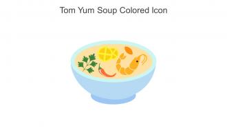 Tom Yum Soup Colored Icon In Powerpoint Pptx Png And Editable Eps Format