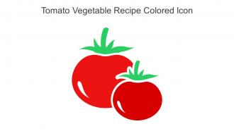 Tomato Vegetable Recipe Colored Icon In Powerpoint Pptx Png And Editable Eps Format