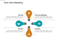 Tone voice marketing ppt powerpoint presentation infographic template inspiration cpb