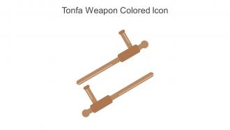 Tonfa Weapon Colored Icon In Powerpoint Pptx Png And Editable Eps Format