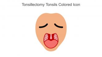 Tonsillectomy Tonsils Colored Icon In Powerpoint Pptx Png And Editable Eps Format
