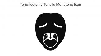 Tonsillectomy Tonsils Monotone Icon In Powerpoint Pptx Png And Editable Eps Format