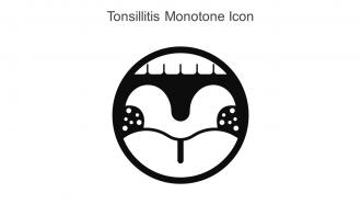Tonsillitis Monotone Icon In Powerpoint Pptx Png And Editable Eps Format