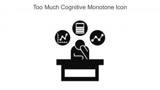 Too Much Cognitive Monotone Icon In Powerpoint Pptx Png And Editable Eps Format