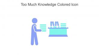Too Much Knowledge Colored Icon In Powerpoint Pptx Png And Editable Eps Format