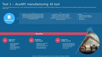 Tool 1 anyapi Manufacturing Ai Tool Comprehensive Guide To Use AI SS V