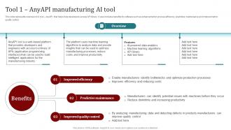 Tool 1 Anyapi Manufacturing Ai Tool Popular Artificial Intelligence AI SS V