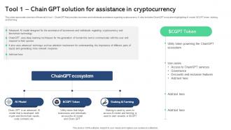 Tool 1 Chain GPT Solution For Assistance Best AI Tools For Process Optimization AI SS V