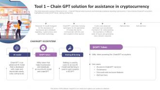 Tool 1 Chain GPT Solution For Assistance List Of AI Tools To Accelerate Business AI SS V