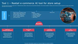 Tool 1 reetail E Commerce Ai Tool For Store Setup Comprehensive Guide To Use AI SS V