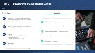 Tool 2 Bettertravel Transportation AI Tool Best AI Tools For Process Optimization AI SS V