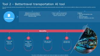 Tool 2 bettertravel Transportation Ai Tool Comprehensive Guide To Use AI SS V