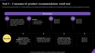Tool 3 Consumer Ai Product Recommendation Application Of Artificial Intelligence AI SS V