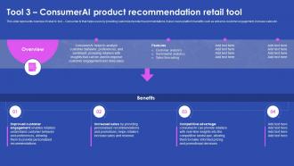 Tool 3 Consumerai Product Recommendation Retail Tool Ai Enabled Solutions Used In Top AI SS V