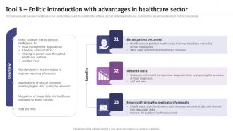 Tool 3 Enlitic Introduction With Advantages In Healthcare List Of AI Tools To Accelerate Business AI SS V