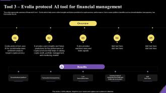 Tool 3 Evolia Protocol Ai Tool For Financial Application Of Artificial Intelligence AI SS V