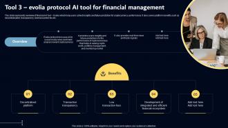 Tool 3 Evolia Protocol AI Tool For Financial Key AI Powered Tools Used In Key Industries AI SS V