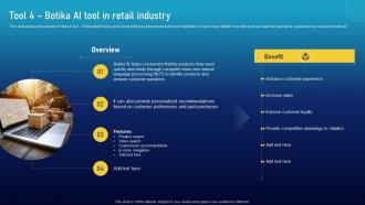 Tool 4 Botika Ai Tool In Retail Industry Must Have Ai Tools To Accelerate Your Business Success AI SS V