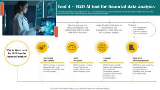Tool 4 H2o Ai Tool For Financial Data Analysis Impact Of Ai Tools In Industrial AI SS V