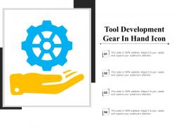 Tool Development Gear In Hand Icon