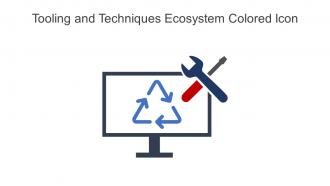 Tooling And Techniques Ecosystem Colored Icon In Powerpoint Pptx Png And Editable Eps Format