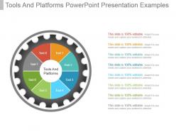 Tools and platforms powerpoint presentation examples