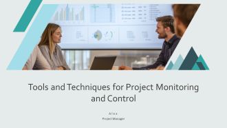 Tools And Techniques For Project Monitoring And Control PPT Sample AT
