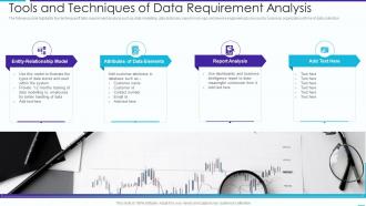 Tools And Techniques Of Data Requirement Analysis