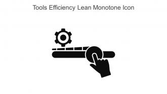 Tools Efficiency Lean Monotone Icon In Powerpoint Pptx Png And Editable Eps Format