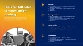 Tools For B2B Sales Communication Strategy