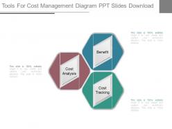 Tools for cost management diagram ppt slides download