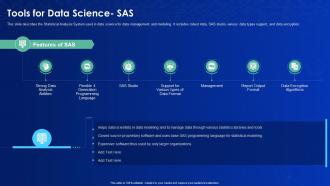 Tools for data science sas data science it