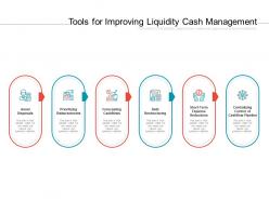 Tools for improving liquidity cash management