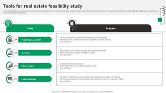 Tools For Real Estate Feasibility Study