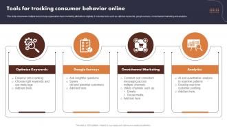 Tools For Tracking Consumer Behavior Online Buyer Journey Optimization Through Strategic