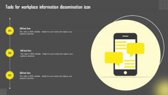 Tools For Workplace Information Dissemination Icon