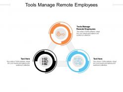 Tools manage remote employees ppt powerpoint pictures clipart images cpb