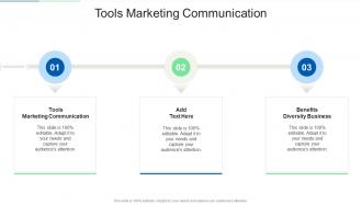 Tools Marketing Communication In Powerpoint And Google Slides Cpb