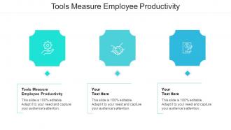 Tools measure employee productivity ppt powerpoint presentation layouts graphic images cpb