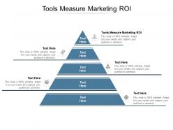 Tools measure marketing roi ppt powerpoint presentation inspiration layouts cpb