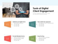 Tools of digital client engagement