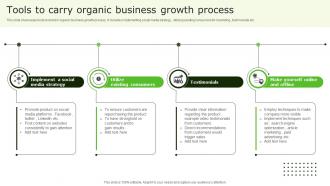 Tools To Carry Organic Business Growth Process