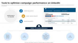 Tools To Optimize Campaign Linkedin Marketing Strategies To Increase Conversions MKT SS V