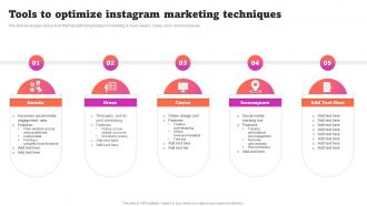 Tools To Optimize Instagram Marketing Techniques