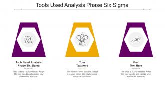 Tools Used Analysis Phase Six Sigma Ppt Powerpoint Presentation Layouts Cpb