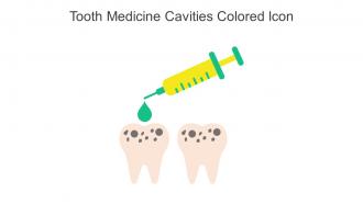 Tooth Medicine Cavities Colored Icon In Powerpoint Pptx Png And Editable Eps Format